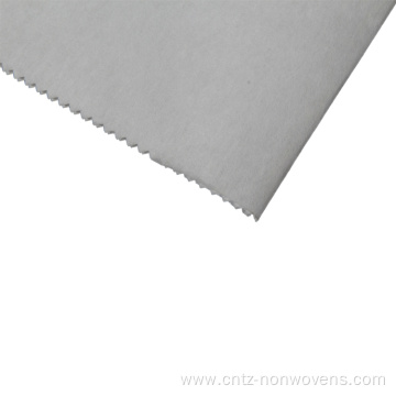 Nonwoven fusible interlining fabric for wet wipes